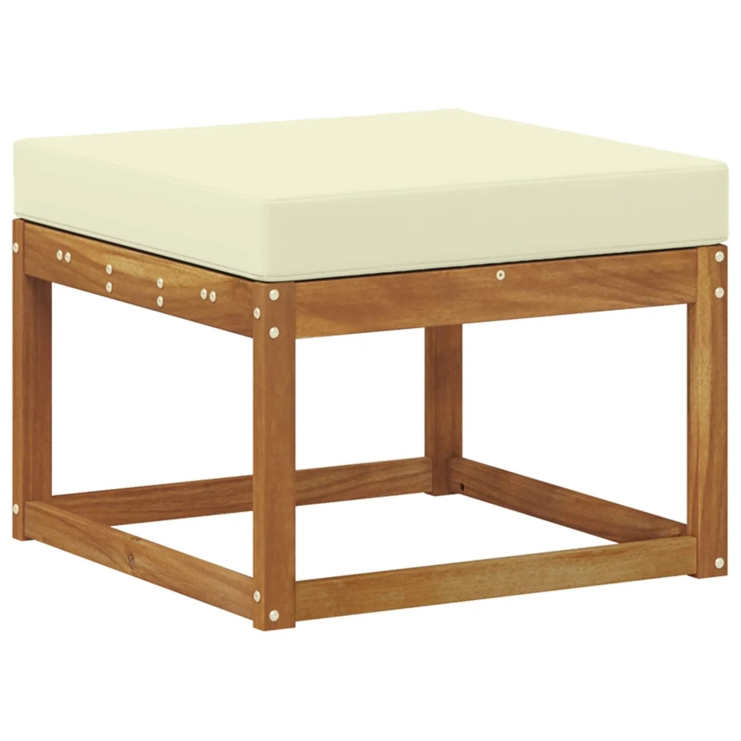 vidaXL Outdoor-Fußhocker Massivholz Akazie Natur 900449