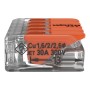 5er-Pack Wago Hebelklemme 221-615, 5-polig, für Leiter bis 6 mm², werkzeuglose Installation.