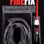 Firefix Feuerfestes Abdichtband 2 m mit Kleber für Kamine und Öfen.