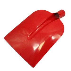 Rote Galaflor Betonschaufel aus pulverbeschichtetem Stahl, 22,5x28cm, für Bau und Garten.