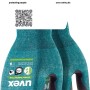 Uvex Bamboo TwinFlex D xg Arbeitshandschuhe Gr. 10, Feinstrickhandschuhe mit Schnittschutz.