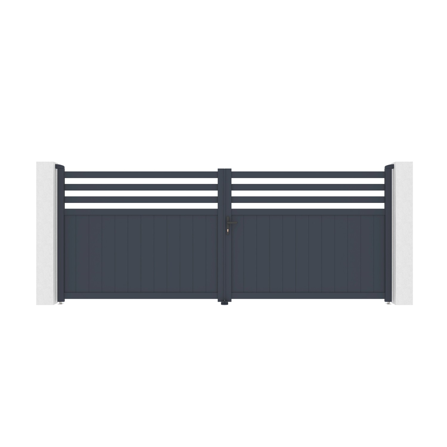 Casanoov Flügeltor Elektrisch 4M Nevis H 160Cm & Drehtorantrieb Bunker B500 günstig online kaufen