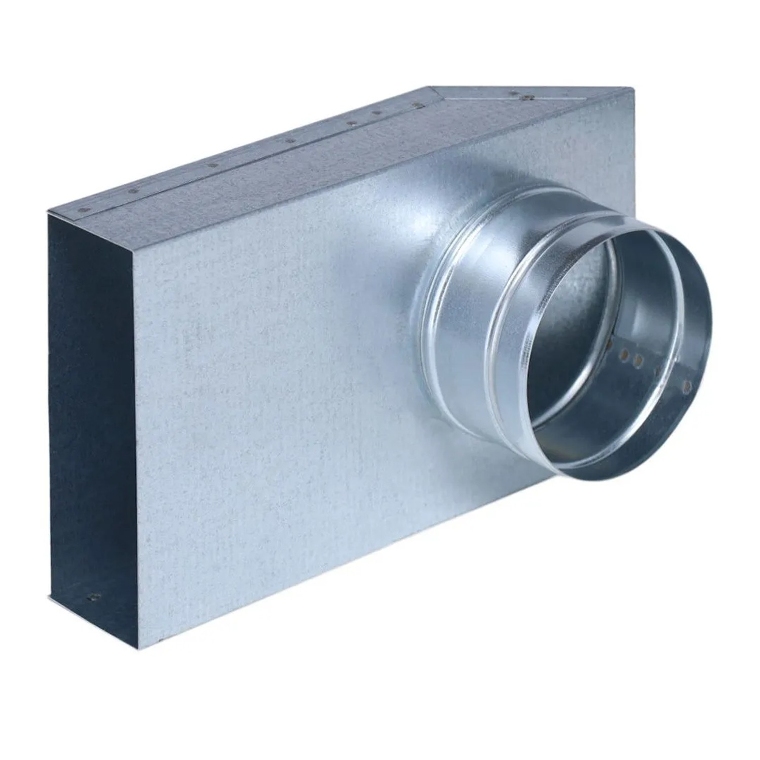 Subtiel Flachkanal Übergang 90° 150 x 50 mm Auf Ø 100 mm