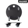 Wagner Pflanzenroller GH 0629, Ø 30cm, schwarz, mit Rollen und Feststellbremsen für den flexiblen Einsatz.