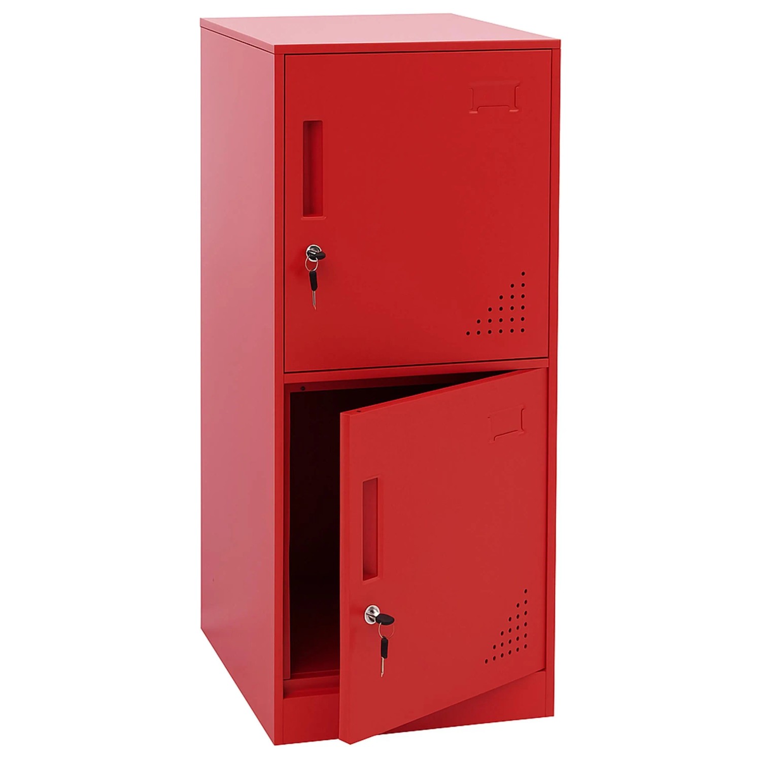 MCW Spind P63 Rot 2 Türen