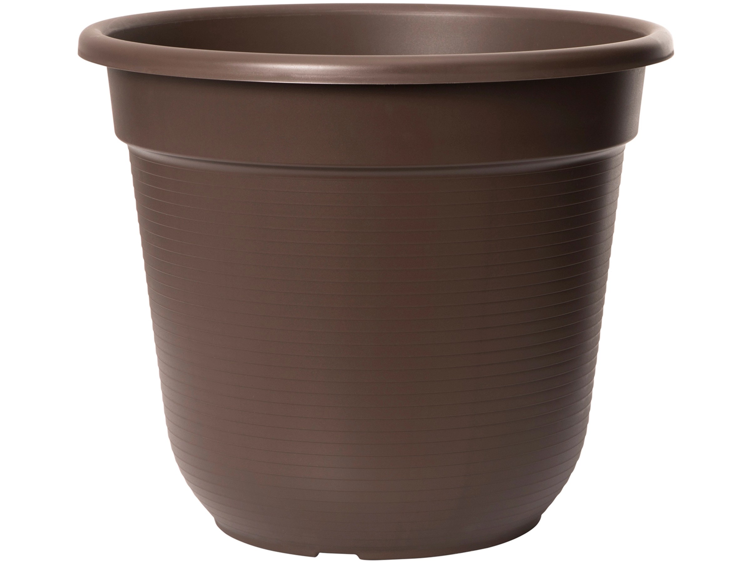 Ebert Pflanztopf Aus Kunststoff – 18 Cm, 2,2 Liter, Braun, 1 Stück