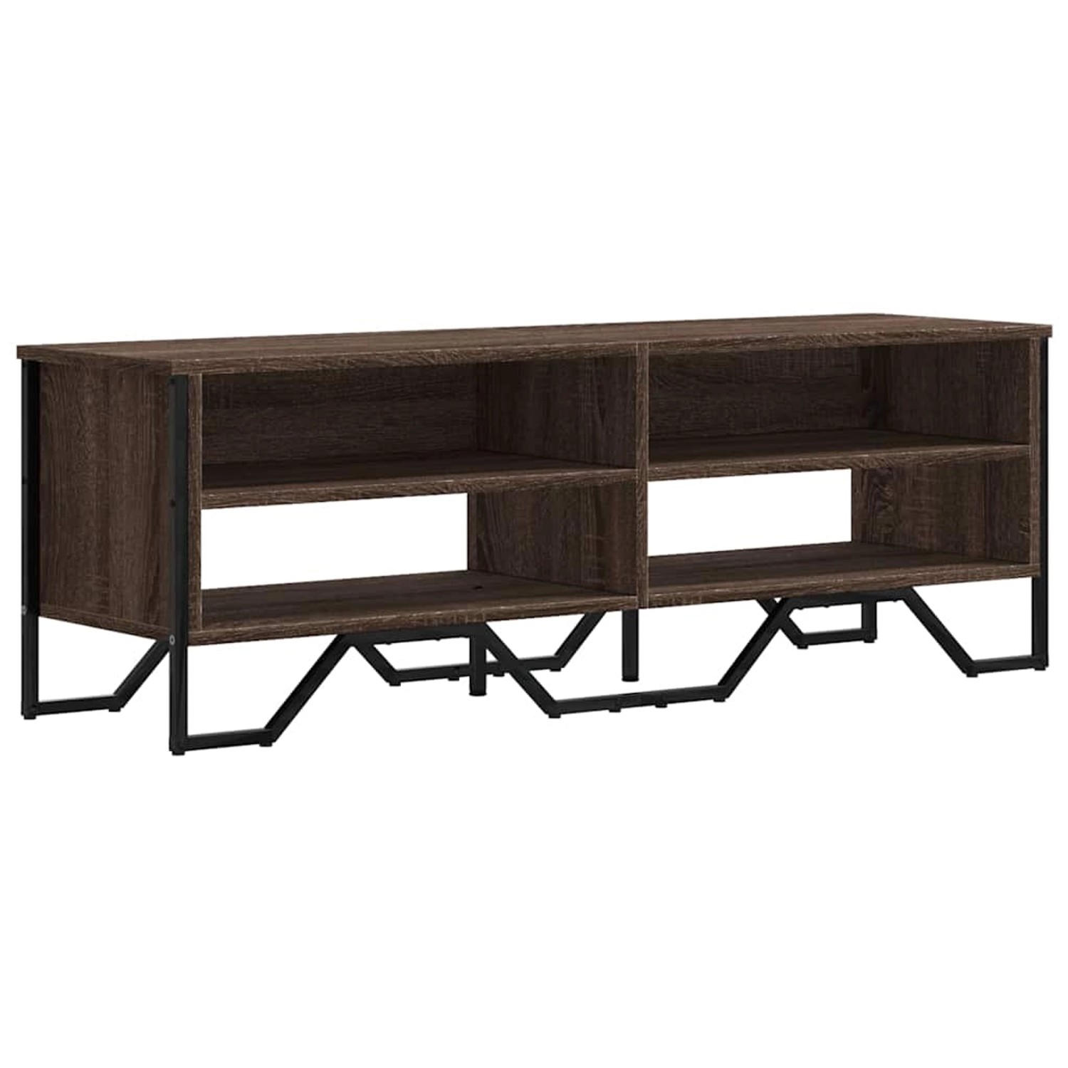 vidaXL TV-Schrank Braun Eichen-Optik 122x34x41 cm Holzwerkstoff 848573 günstig online kaufen