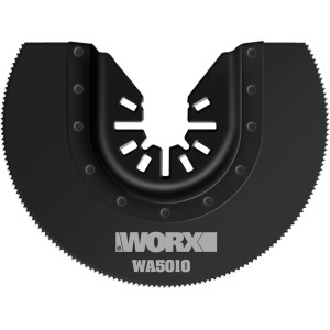 Worx WA5010 HSS Segmentsägeblatt für Multifunktionswerkzeuge zum Sägen von Holz, Alu, Gips & PVC.