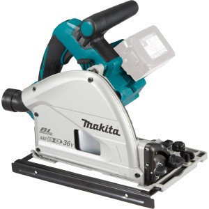 Makita Akku-Tauchsäge DSP601ZJU (Solo) mit 56 mm Schnitttiefe. Handkreissäge für präzise Schnitte.