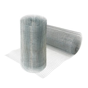 Gerollter, verzinkter Volierendraht/Drahtzaun mit 12,7 mm Maschenweite.