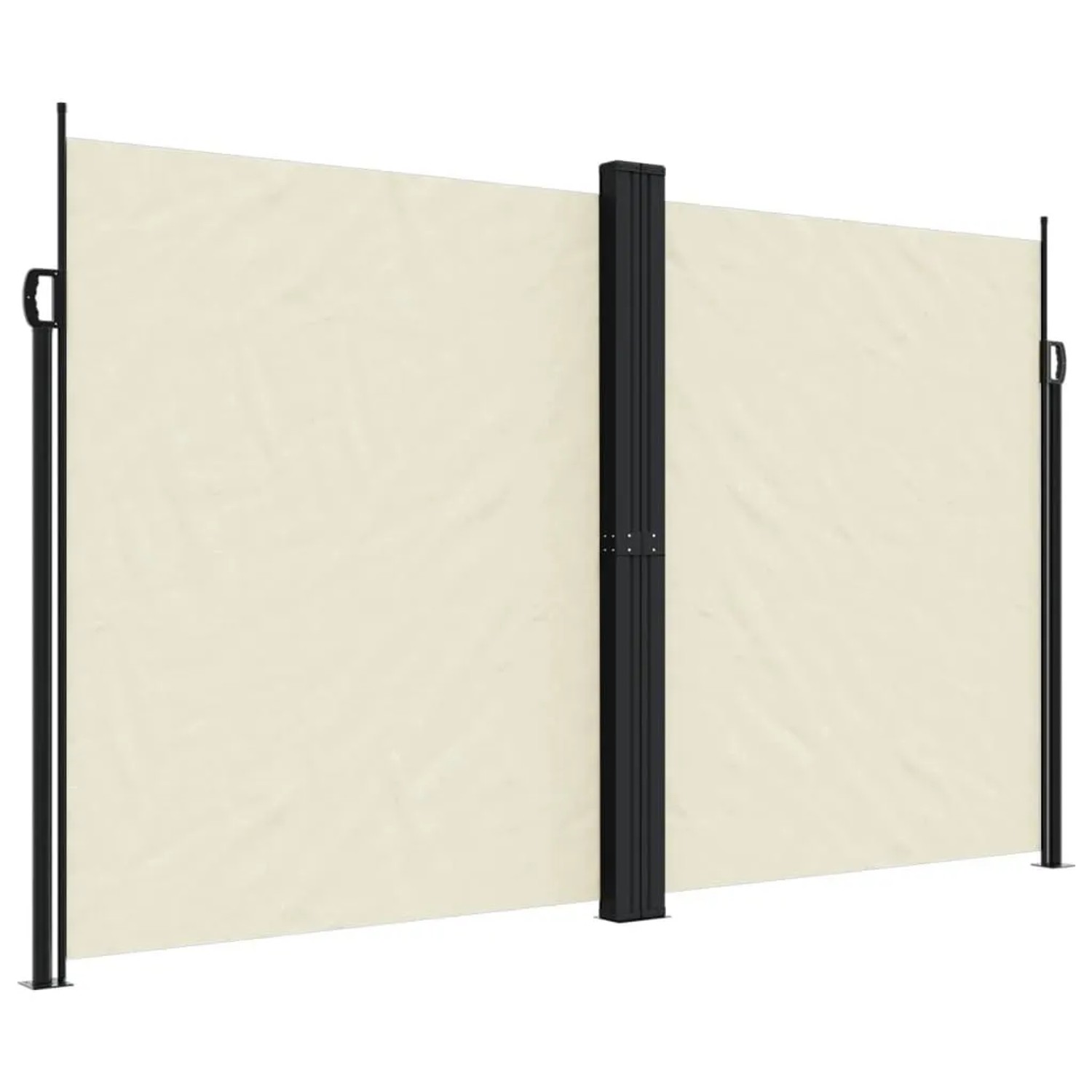 vidaXL Seitenmarkise Ausziehbar Creme 200x600 cm 4004655
