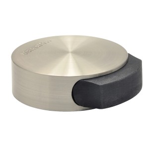 Wagner Türstopper EH 5111 in Edelstahl-Optik mit Gummi-Element. Zum Schrauben oder Kleben.