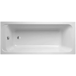 Villeroy & Boch Architectura Rechteck-Badewanne, 170x75 cm, Weiß Alpin, Aufsicht.