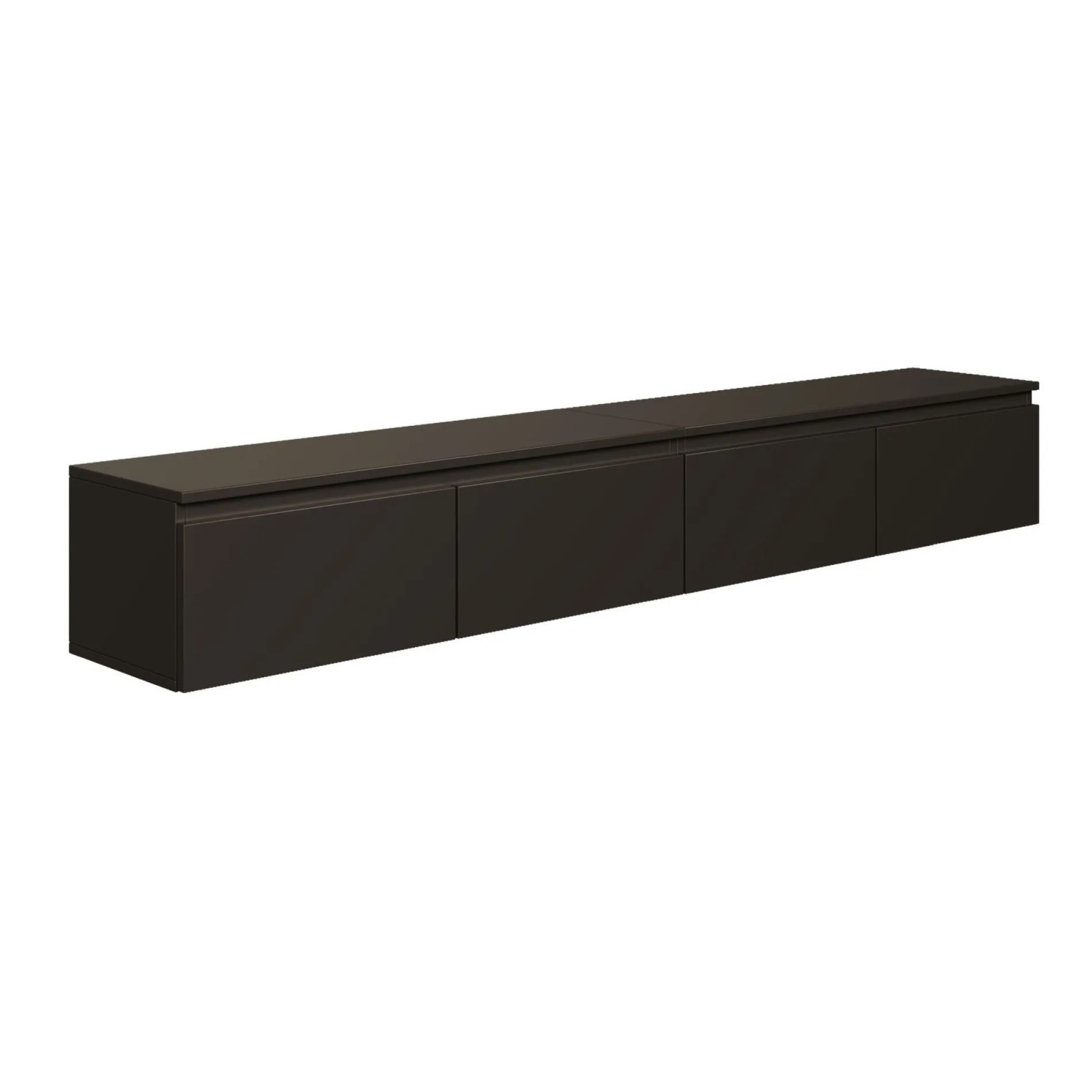 Selsey TV-Hängeboard Bemmi 200 cm Schwarz