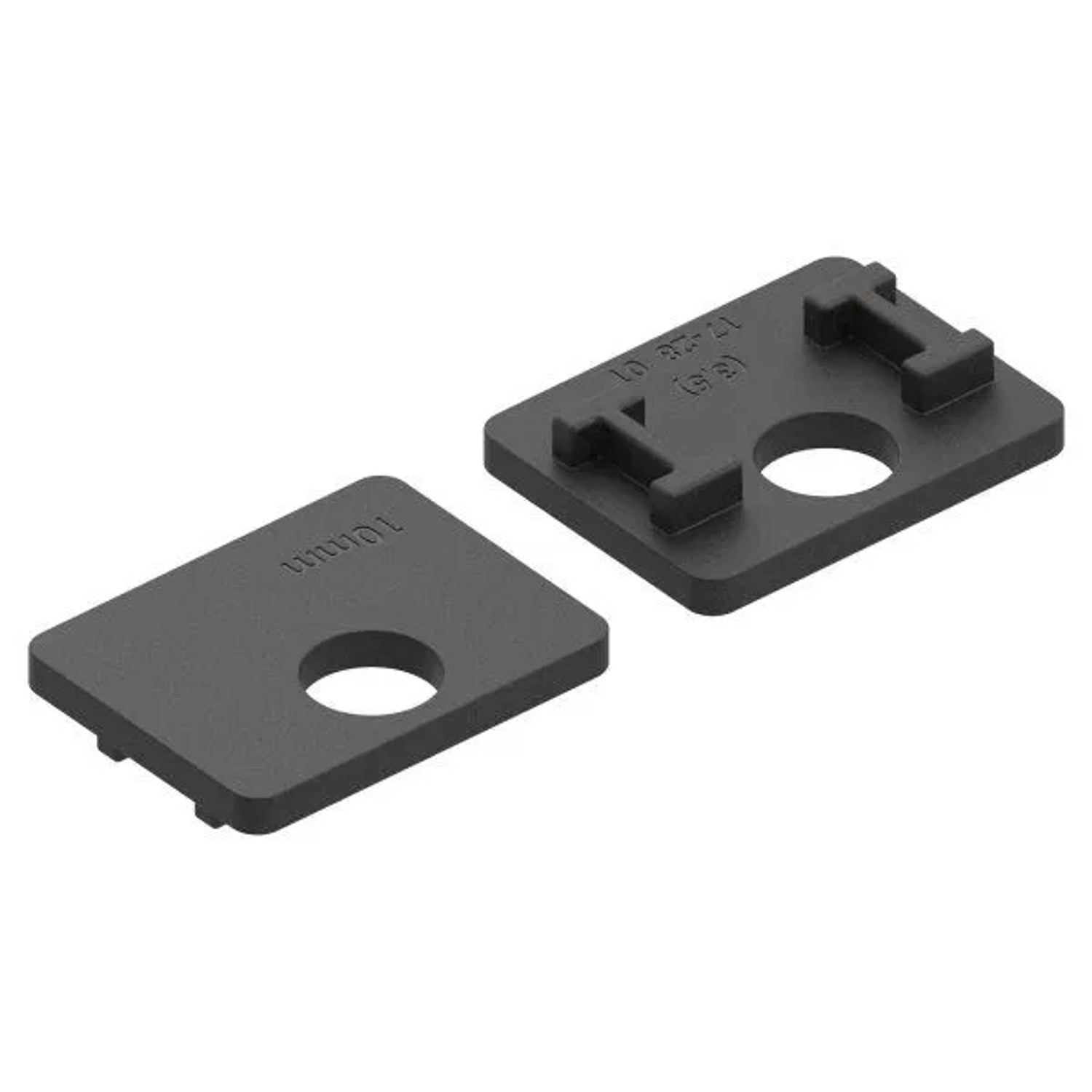 FeNau 1 Paar Gummis Zu Glasklemme 52x52x32,5 mm AbZ Für 10 mm Glas ESG