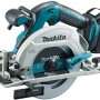 Makita Akku-Handkreissäge DHS680RTJ 18V mit Akku. Kompakte Bauweise, ideal für Innenausbau und Dacharbeiten.
