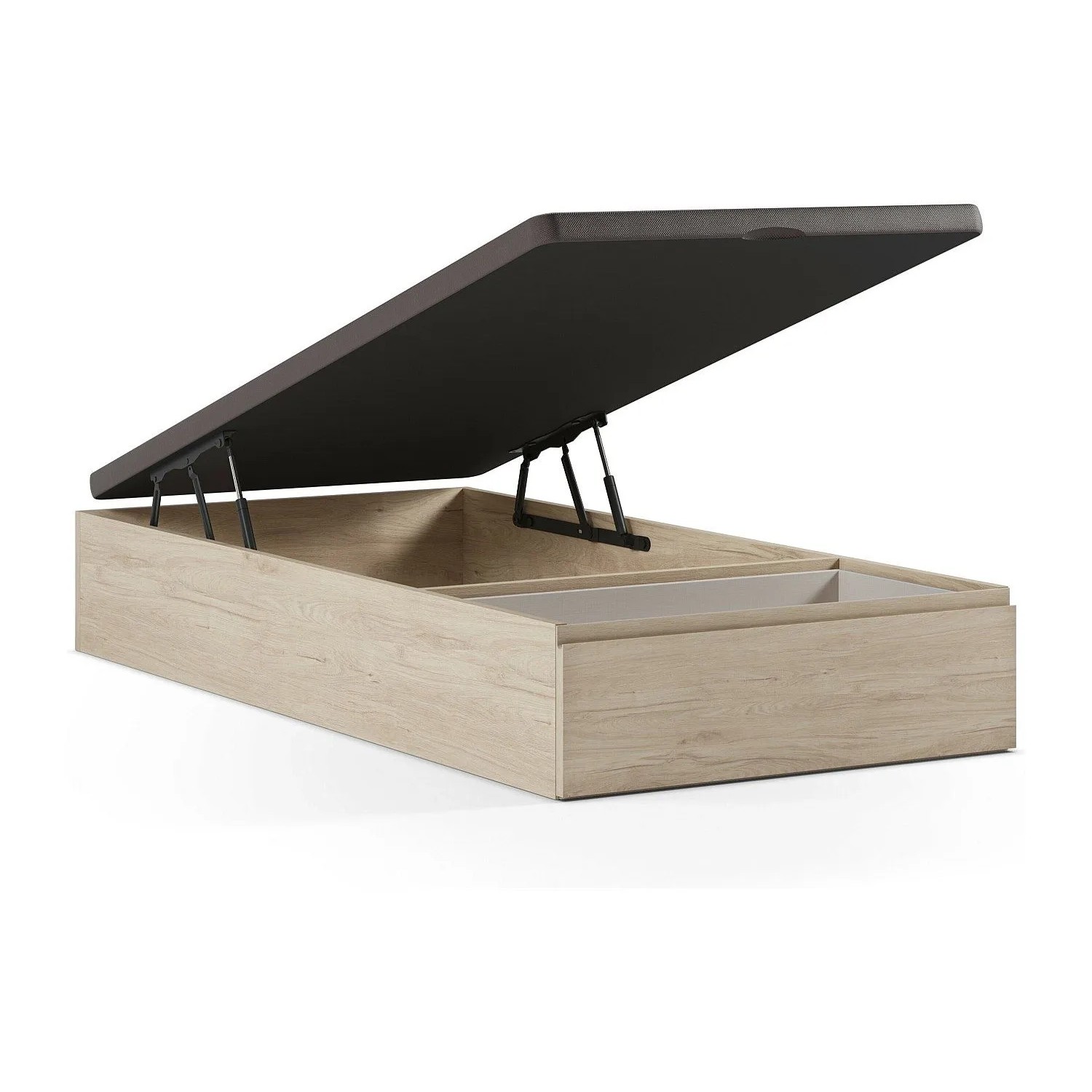 Vente-unique Bettgestell Mit Bettkasten Hestia Naturfarben Hell 200 cm