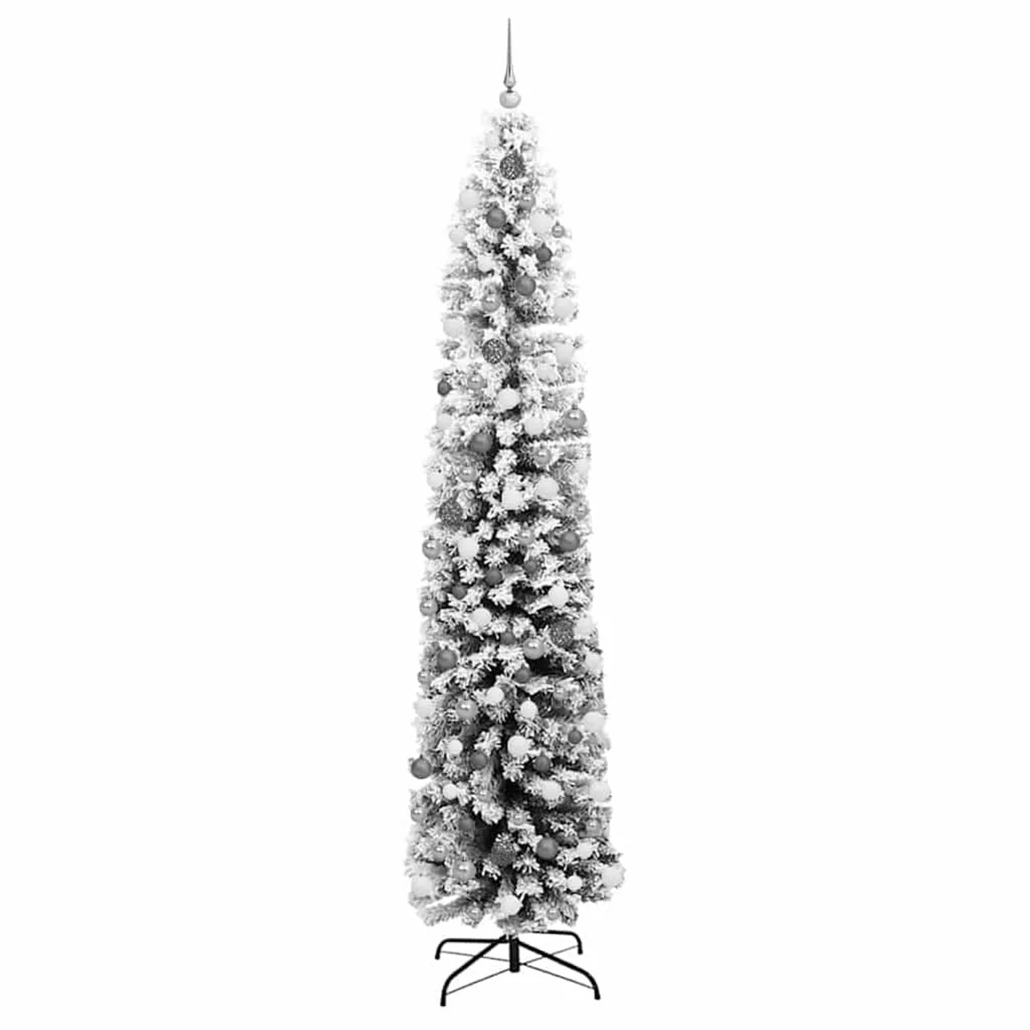 vidaXL Künstlicher Weihnachtsbaum mit 300 LEDs mit Ständer Grün 240 cm 3395043