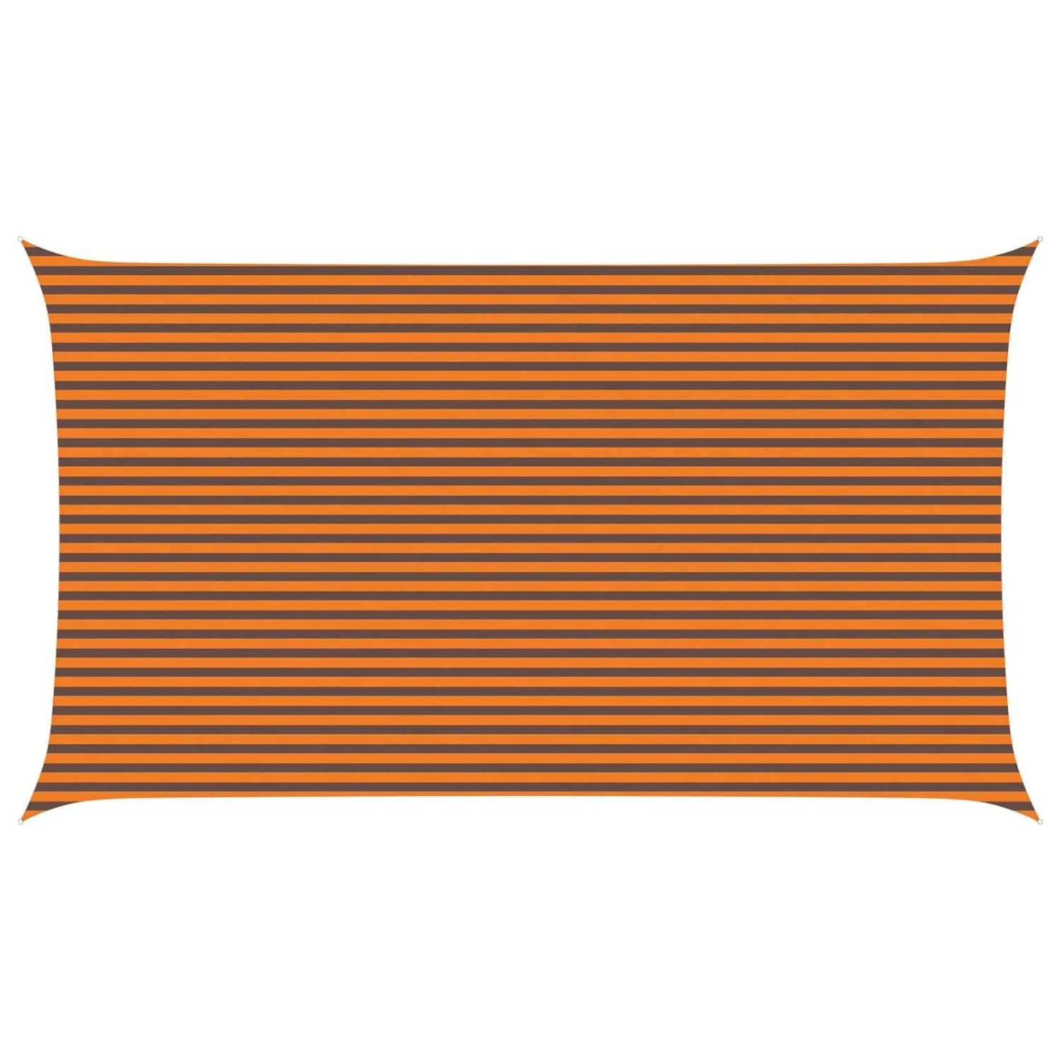 vidaXL Sonnensegel Orange und Braun 7 x 4 m 100 % Polyester Oxford 42031051