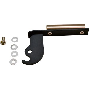 Türgriff für Kaminofen Magna 4.0, Ersatzteil mit Schraube und Unterlegscheiben.