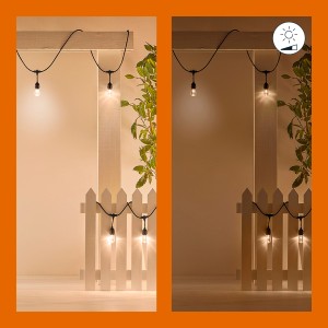 Smarte WiZ LED-Lichterkette mit tunable White & Color Funktion, 120 Lumen.