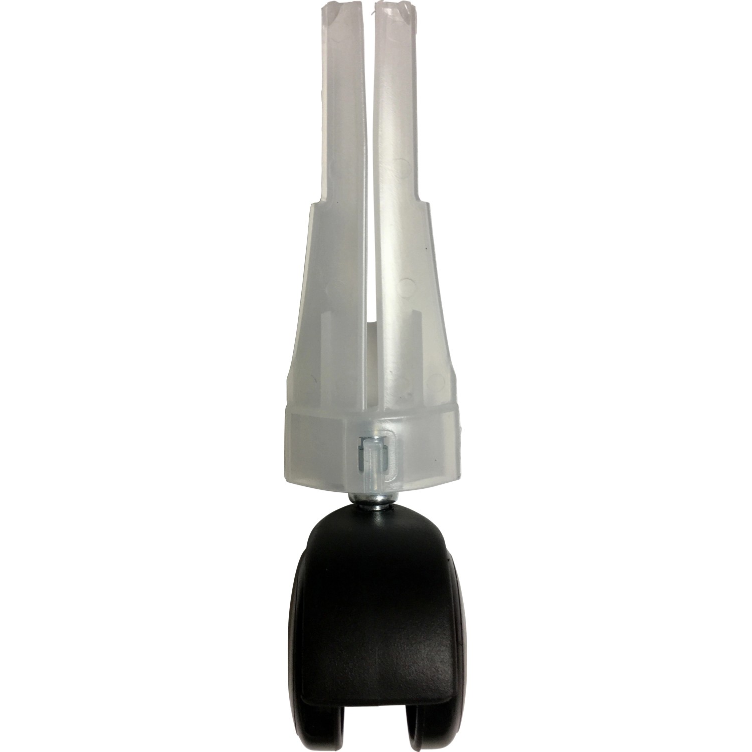 Eurobox-System Einsteckrolle Home, 4er-Set für Aufbewahrungsboxen, transparent/schwarz.