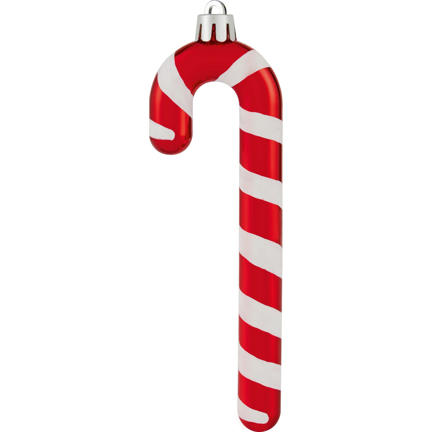 Weihnachts-Deko Zuckerstange Rot-Weiss 4 Stück