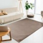 MeGusta Shaggy Teppich Taupe, 120x170 cm. Hochflor Teppich im Wohnraum.