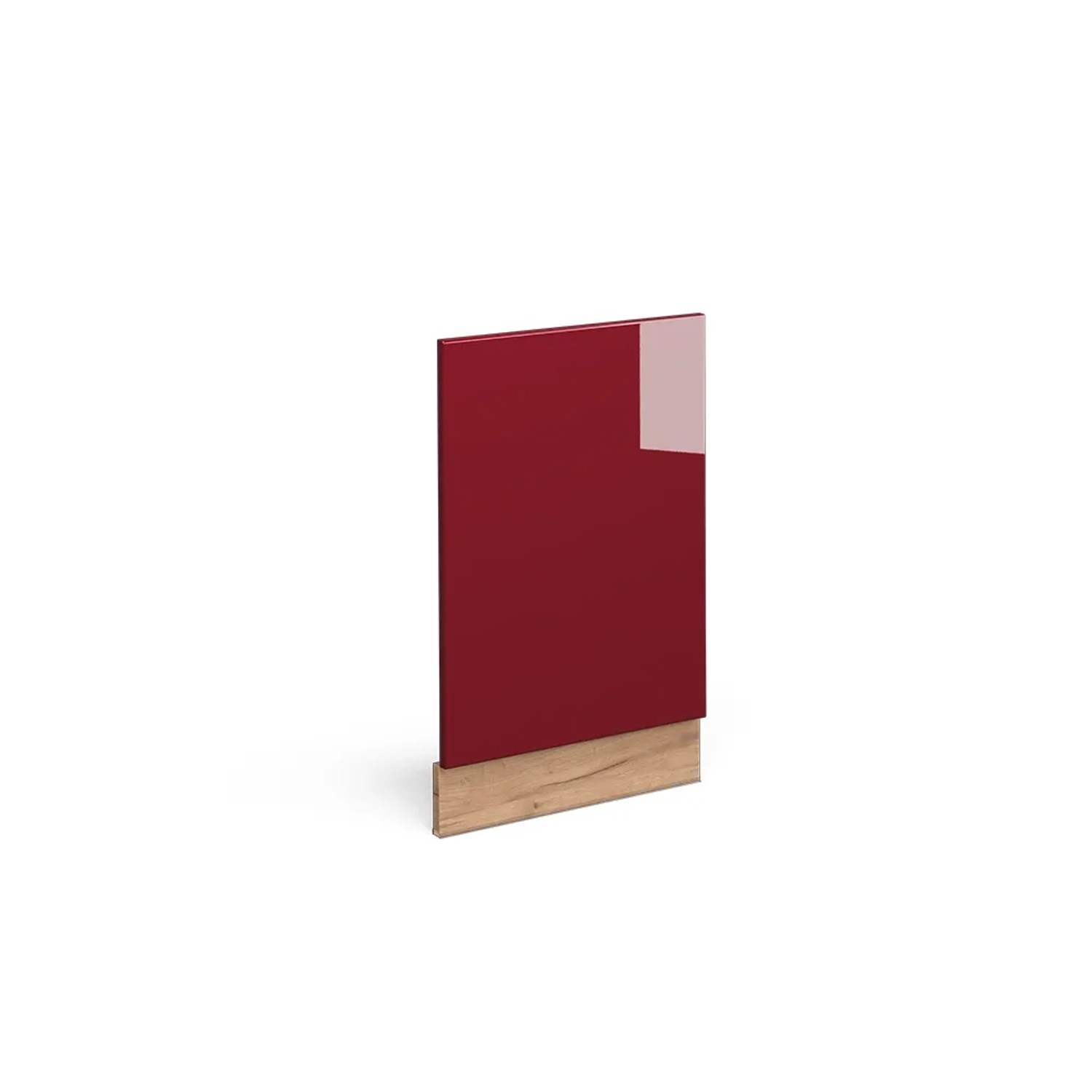 Vicco Frontblende Fame-Line Bordeaux Hochglanz/Goldkraft Eiche 45 cm ohne Arbeitsplatte