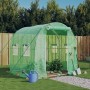 vidaXL Gewächshaus mit Stahlrahmen Grün 4 m² 2x2x2 m 364073_2