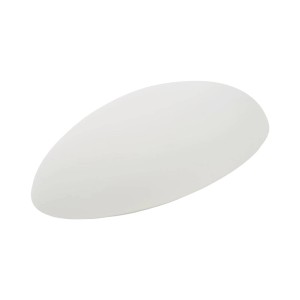 Moderne, weiße Lucande Wandleuchte Jemima aus Glas für Innenräume.