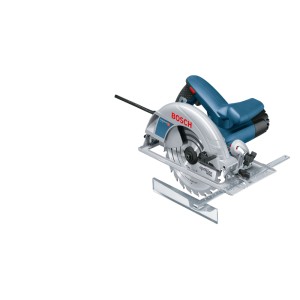 Bosch Professional Handkreissäge GKS 190, blau-silber, mit 1400 W und 190 mm Kreissägeblatt.