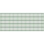 Moosgrüne Doppelstabmatte 6/5/6 mm, 250x83 cm, für Gartenzäune.