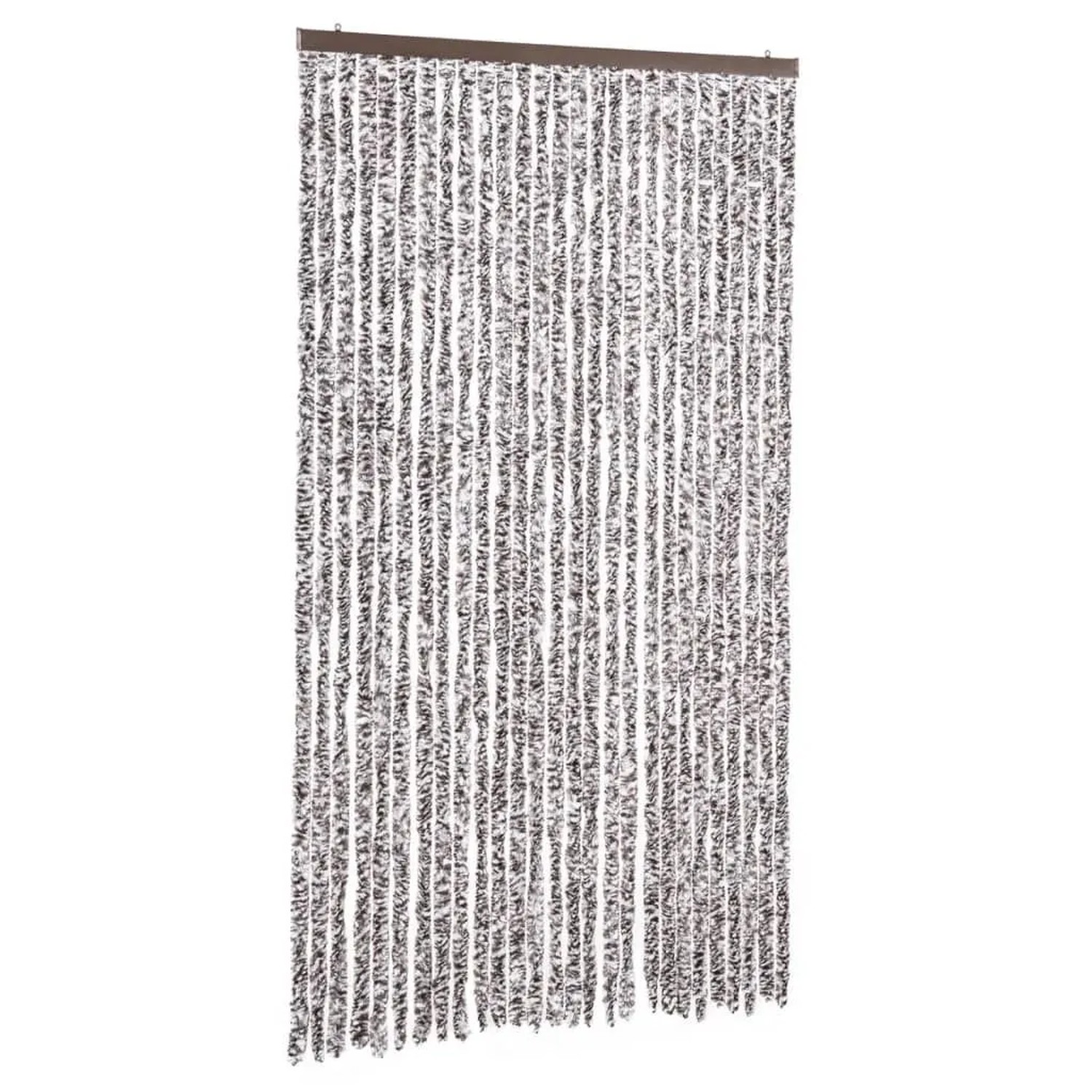 vidaXL Insektenschutz-Vorhang Braun und Beige 118x220 cm Chenille 315131