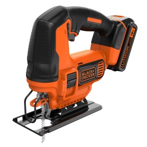 Black+Decker Akku-Stichsäge BDCJS18, 18V, mit Akku. Kompakte Stichsäge für präzise Schnitte.
