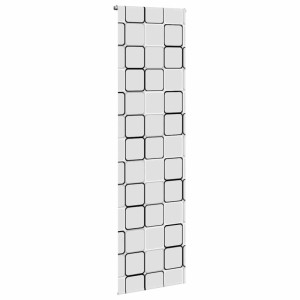 vidaXL Duschrollo 80x240 cm mit Quadratmuster, Duschzubehör für Badezimmer.