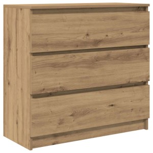vidaXL Sideboard Artisan-Eiche 80x35x76 cm Holzwerkstoff 861741