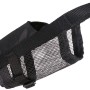Schwarzer Jollypaw Maulkorb mit Netzeinsatz aus Polyester, Größe S-M.