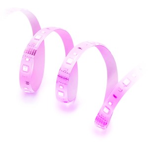 WiZ LED-Strip Verlängerung, 1 m, RGBW, Licht- und Farbwechsel für smarte Beleuchtung.