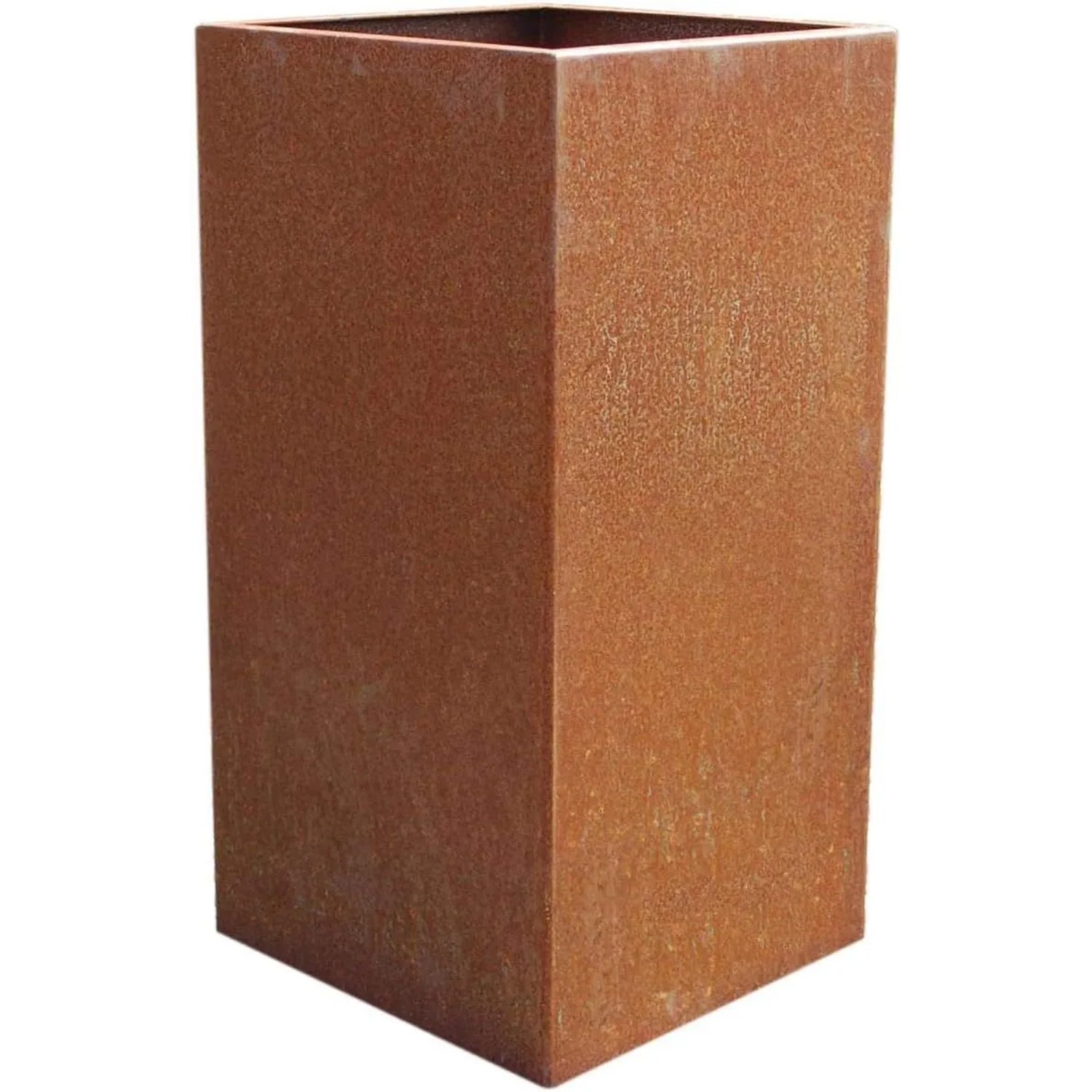 Vivanno Pflanzkübel Block 30 cm x 30 cm x 60 cm Rostbraun
