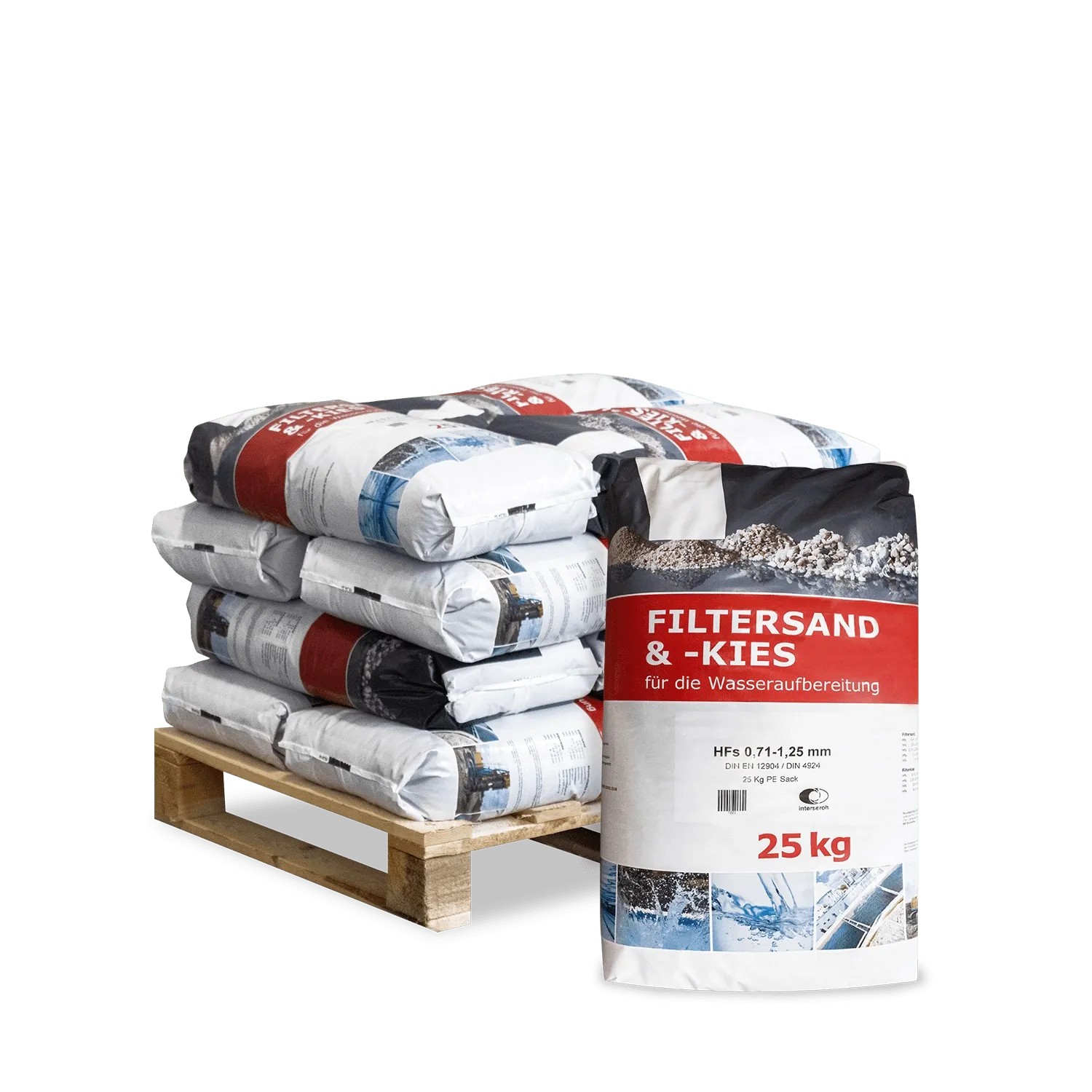 Galamio Poolsand 25kg x 12 Sack 300kg Palette