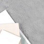 vidaXL Kunstfell Hasen Teppich Olite Grau 80 x 200 cm Polyester 42021677_3