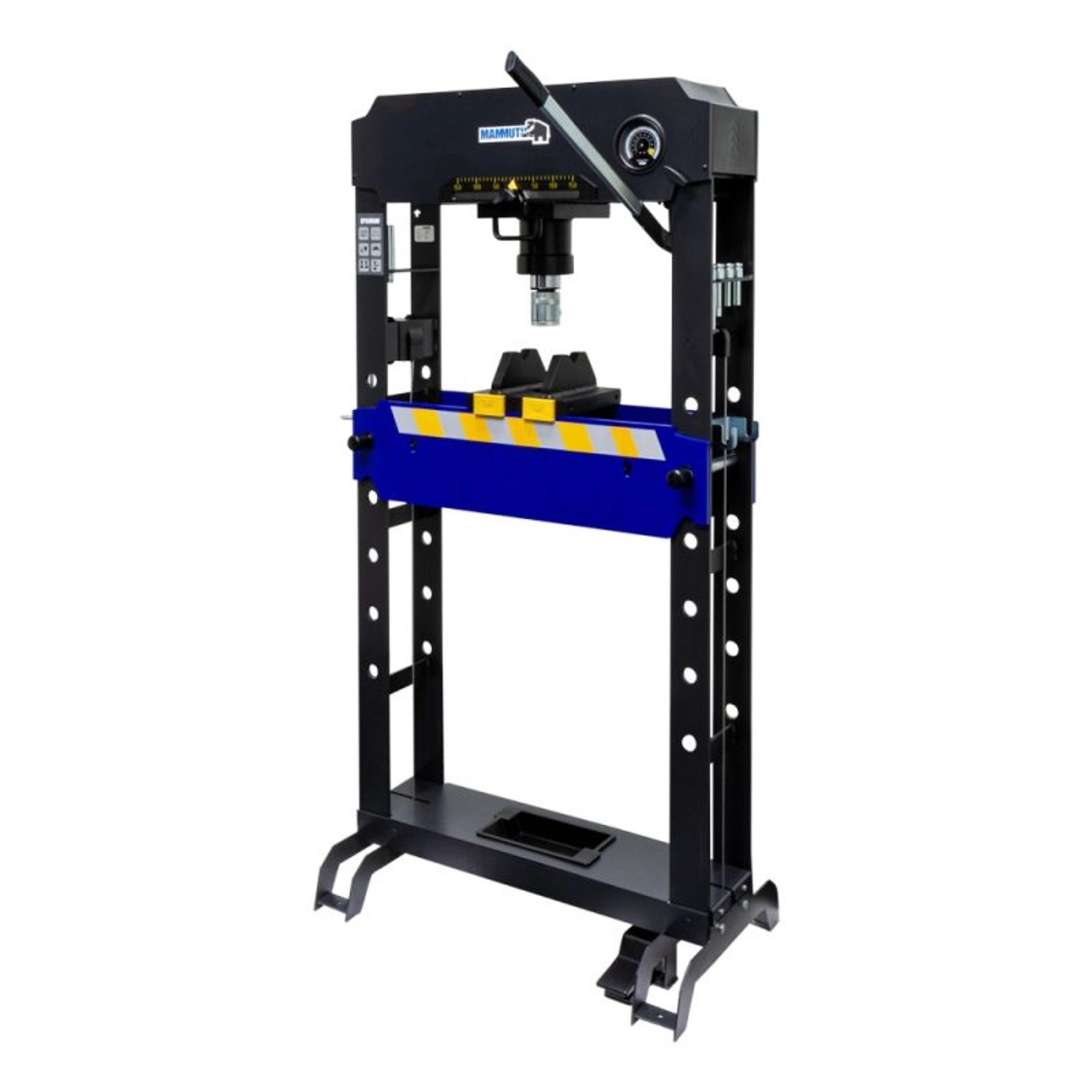 DeTec. Werkstattpresse 50 Tonnen Hydraulikpresse Manuell Pneumatisch 8 Drüc günstig online kaufen