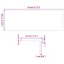 vidaXL Treppenstufen 16 Stk Hellbraun 70x30x2 cm Massivholz Eiche 3282995_10