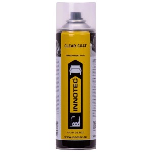 Innotec Clear Coat Klarlack Spraydose 500ml für glänzende Oberflächen.