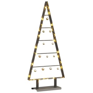 vidaXL Metall Weihnachtsbaum mit Ständer Schwarz 90 cm Stahl 42019170