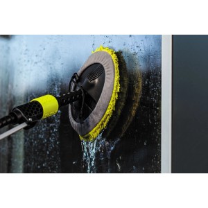 Ava Mikrofaser-Mopp mit Waterflow aus dem Zubehör-Set für Hochdruckreiniger in Aktion.