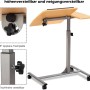 Costway Laptoptisch Höhenverstellbar und Neigungsverstellbar Natur_4
