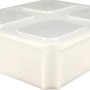 Transparenter Eurobox-Einsatzkasten 1/2 quer für Tauro Box 60x40 cm zur Unterteilung von Aufbewahrungsboxen.