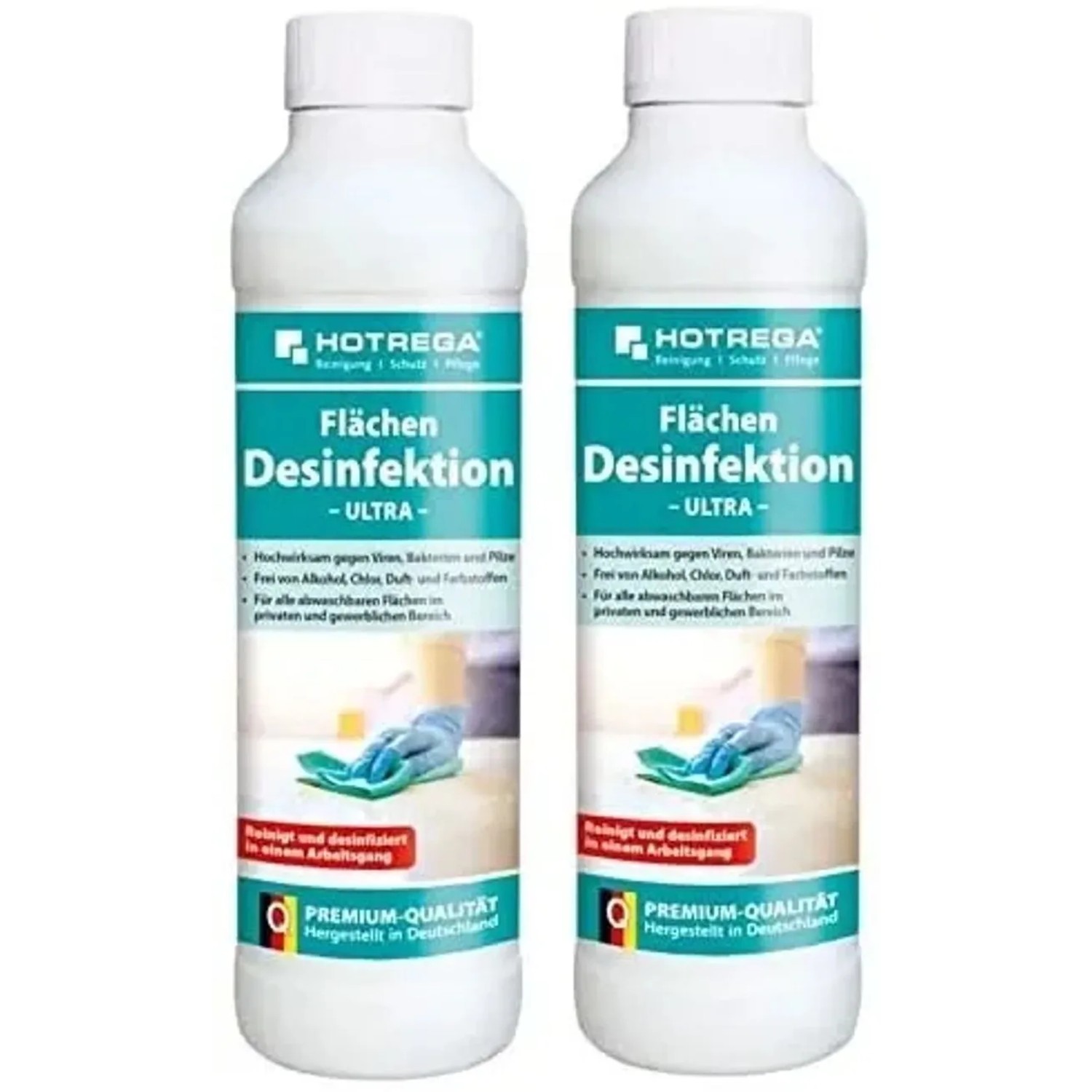 Hotrega Flächendesinfektion 2 X 500 ml mit Spritzeinsatz